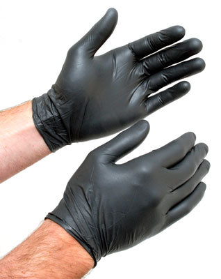 Black Nitrile gloves (Box of 100)