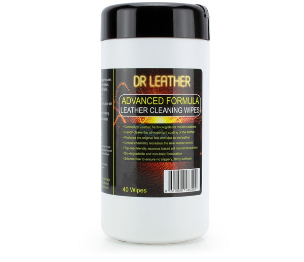 Dr Leather Cleaning Wipes 40pk