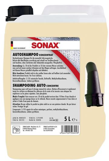 SONAX - Gloss Shampoo Concentrate 5ltr
